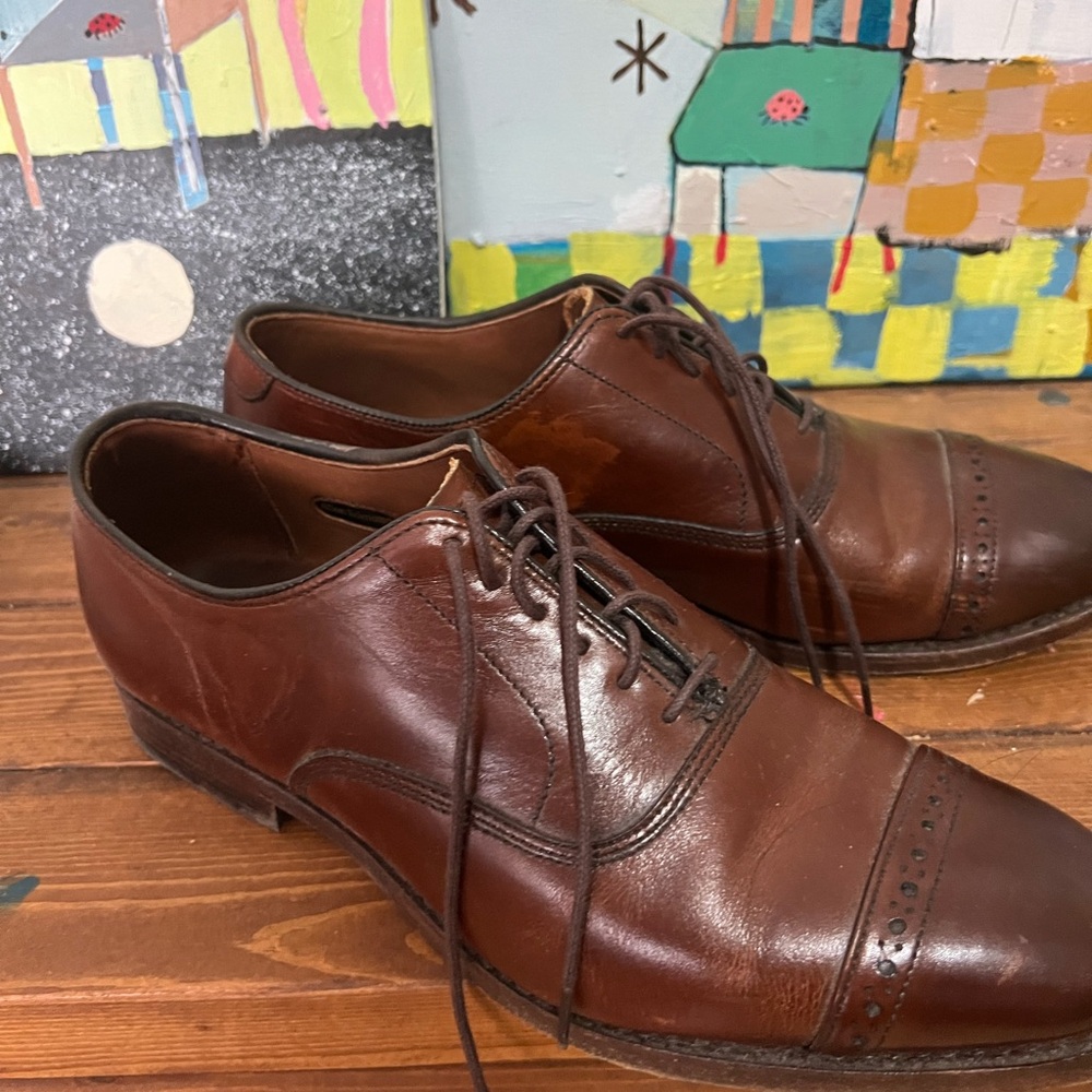 Allen Edmonds Fifth Avenue leather oxfords sz 8